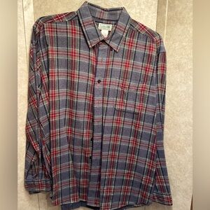 LIKE NEW LL Bean Flannel Shirt